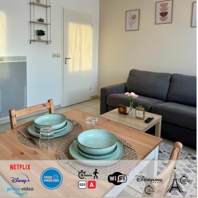 Charming & Cosy Apartment - 10Mn From Disneyland Биси Сен Жорж Екстериор снимка